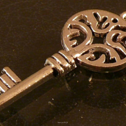 Key Anhänger 27mm dark silver