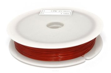 Jewellery rope 0.38mm dark Red Spool 100 meters
