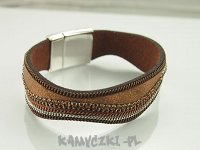 Bransoletka Rzemień Eko Skóra 19cm