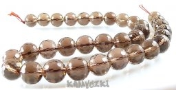 Smoky Quartz Balls 12mm facetted Class AAA Quality