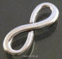 Spacer sign of Infinity 24/9mm dark silver