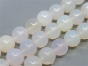 Chalcedony White The ball 12mm, rope 40cm, 33 Stones