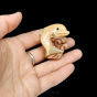Rzeźba,Netsuke, Delfin, 44/37/32 mm - 4