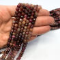 Spinel Cieniowany Kulka Fasetowana 5 mm - Sznur 40cm - 2