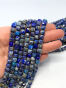 Lapis Lazuli Kostka Fasetowana 7 mm Sznur 40cm  - 2