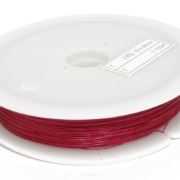 Jewellery rope 0.38mm strong pink Spool 100 meters