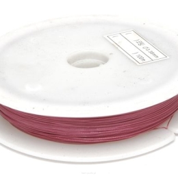 Jewellery rope 0.38mm Pink Spool 100 meters