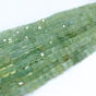 Prehnit Kostka Fasetowana 6x6 mm Sznur 40cm - 3