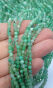 Chryzopraz Fasetowany Kulka 3 mm  sznur 40 cm - 2