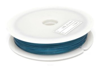 Jewellery rope 0.38mm Blue Spool 100 meters