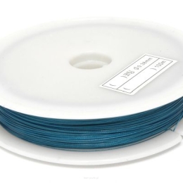 Jewellery rope 0.38mm Blue Spool 100 meters