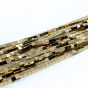 Hematyt Kostka 3x3mm Złoto Błysk Sznur 40cm - 3