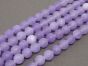  Jade Matt beads 8mm Purple Cord 40cm
