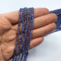 Tanzanit moneta Fasetowana 4 mm Pastylka - 2