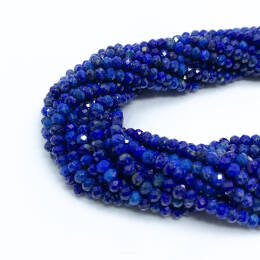 Lapis Lazuli Oponka 3x2mm Sznur 40 cm