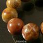 Jasper Autumn balls 6mm Cord 40cm