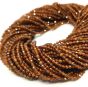 Granat Hessonit Kulka 3 mm  Sznur 40cm