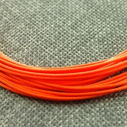 Sznurek Woskowany 1mm Ciemna Pomarańcza 55cm