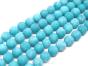 Jade Matt beads 8mm Blue cord 40cm