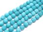 Jade Matt beads 8mm Blue cord 40cm