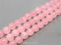 Quartz Rosa, 8mm Perlen, Seil 40cm, 47-Ball