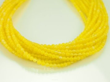 Jade Balls 3mm Yellow Rope 38cm