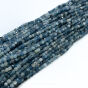 Akwamaryn Kostka Fasetowana 4 mm Sznur 40cm - 2