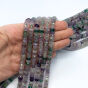 Fluoryt Oponka Fasetowana 5x8 mm - Sznur 40cm - 2