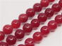 Pastel jade balls 10mm red String 38pcs