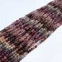 Spinel Cieniowany Moneta Fasetowana 6 mm Sznur 40cm Pastylka - 3