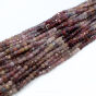 Spinel Cieniowany Kostka Fasetowana 4,5 mm Sznur 40cm  - 3
