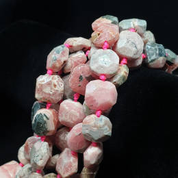 Rodochrozyt Pastylka Kwadratowa Fasetowana 14x14/12x13 mm