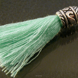 Tassel pendant mint 35mm