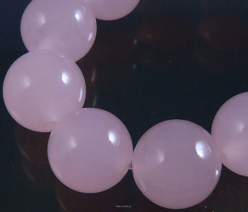 Jade Pastel Pink Balls 14mm String 28pcs