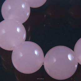 Jade Pastel Pink Balls 14mm Reihe 28pcs