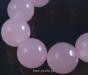 Jade Pastel Pink Balls 14mm Reihe 28pcs