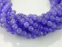 Jade balls faceted 8mm Tanzanite cord 40cm