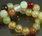 Natural jade balls 6mm cord 40cm