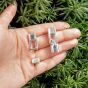 Zapięcie Zahaczane 36 x 12 mm Ciemne Srebro - 2
