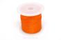 Jewellery Silicone Rubber 0.5mm Orange Spool 15 meters