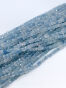 Akwamaryn Kostka Fasetowana 4 mm Sznur 40cm - 3