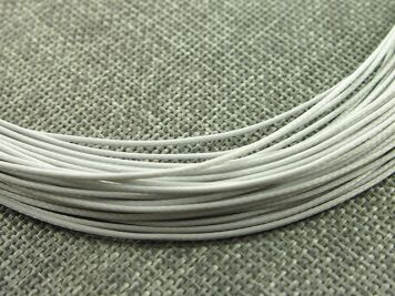 Sznurek Woskowany 1mm Stalowy 55cm