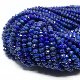 Lapis Lazuli Oponka Fasetowana 4x6mm 