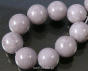 Pastel Jade kugeln 8mm milchig grau Schnur 40cm