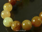 Natural jade balls 8mm rope 40cm