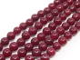 Pastel jade beads 8mm red cord 40cm