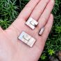 Zapięcie Magnetyczne do Rzemieni Prostokątne 30x16 mm, otwór 14x2 mm - 2