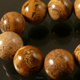 Jasper 14mm balls Cord 40cm