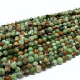 Opal Zielony Kulka Fasetowana 6 mm - Sznur 40cm - 3