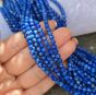 Lapis Lazuli Kulka Fasetowana 4 mm Sznur 40cm - 2